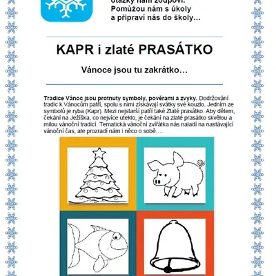 Se zvířátky projdem vrátky... KAPR i ZLATÉ PRASÁTKO