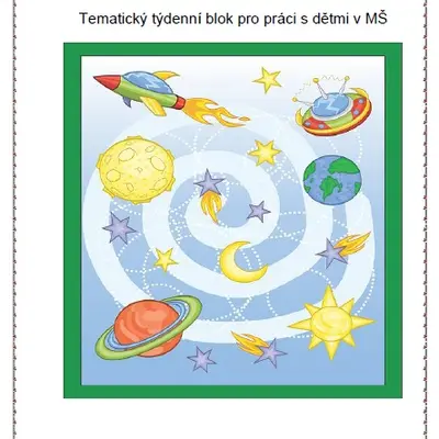 Tématický blok - RAKETOU DO VESMÍRU