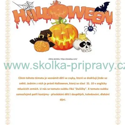Tématický blok: HALLOWEEN