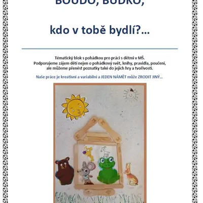 Týden s pohádkou - BOUDO, BUDKO