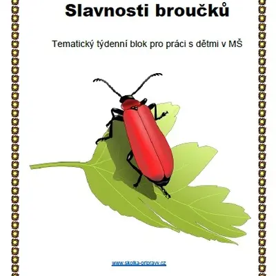 Tématický blok - SLAVNOSTI BROUČKŮ