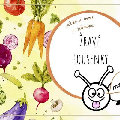 ŽRAVÉ HOUSENKY - ovoce a zelenina 60 druhů