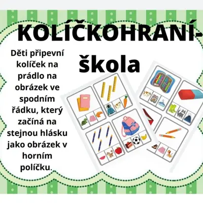 KOLÍČKOHRANÍ-ŠKOLA-hláska na začátku slova