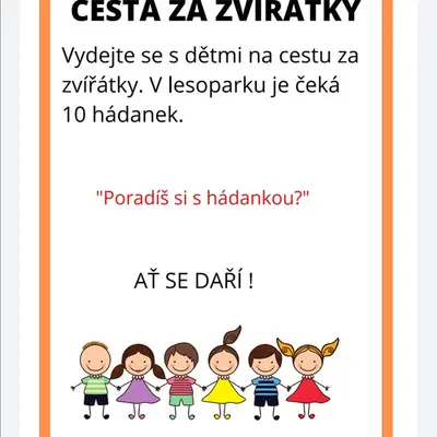 CESTA ZA ZVÍŘÁTKY- STEZKA