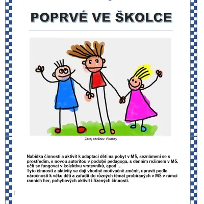 Tematický blok - POPRVÉ VE ŠKOLCE