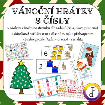 Vánoční hrátky s čísly