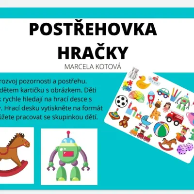 Postřehovka HRAČKY