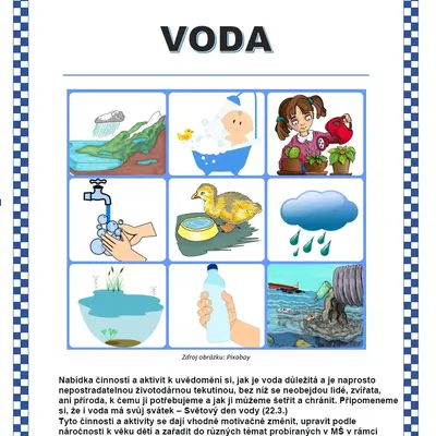 Tématický blok - VODA