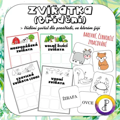 Zvířátka (třídění)