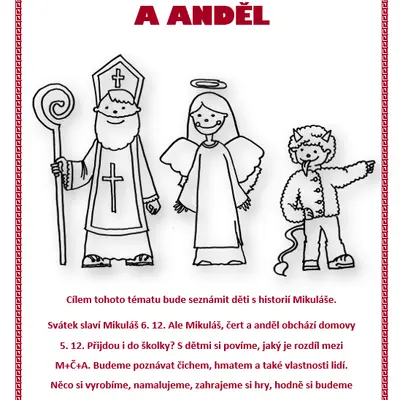 MIKULÁŠ, ČERT A ANDĚL