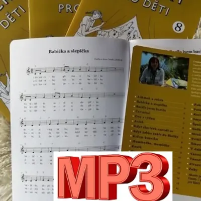 Výukový materiál MP3 ke zpěvníku Písničky pro děti 8 od Lenky Jakešové - 1.část