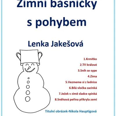 Výukový materiál Zimní básničky s pohybem