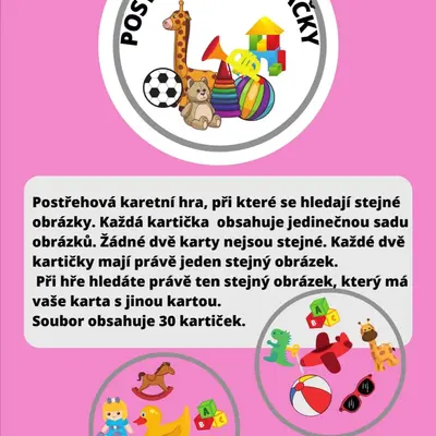 POSTŘEHOVKA -HRAČKY