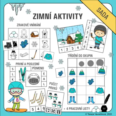 Zimní aktivity - sada