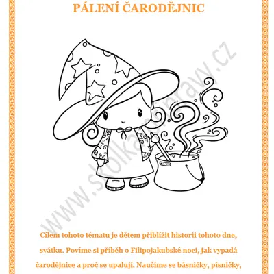 FILIPOJAKUBSKÁ NOC aneb PÁLENÍ ČARODĚJNIC