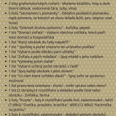 Domácí zvířata a jejich mláďata - pracovní listy