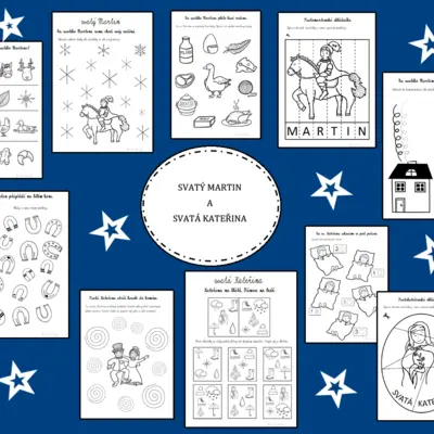 Sv. Martin, sv. Kateřina 