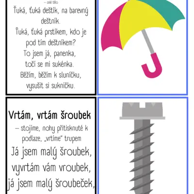 Básničky s pohybem