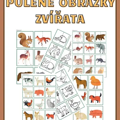 PŮLENÉ OBRÁZKY - Zvířata