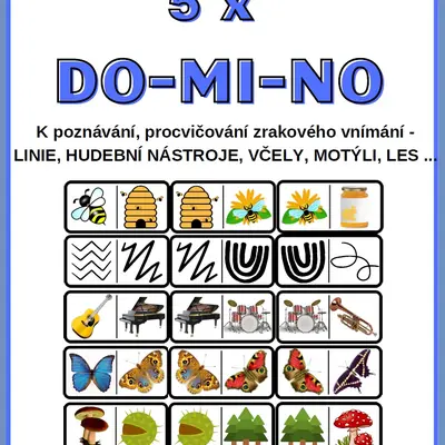 Didaktická hra 5 x DOMINO (3)