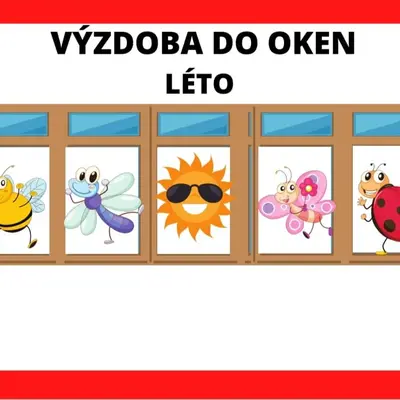VÝZDOBA DO OKEN-léto
