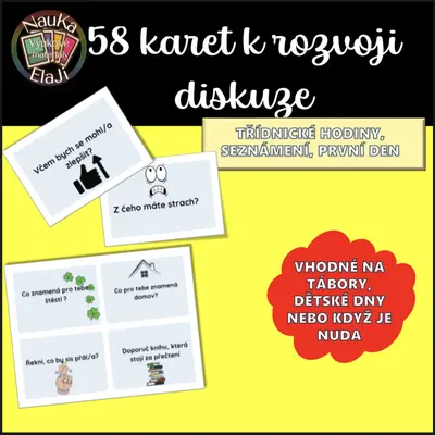 58 karet k rozvoji diskuze