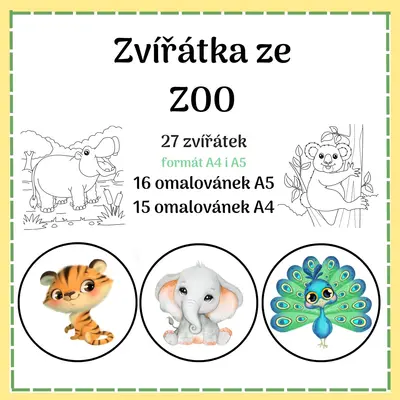 Zvířátka ze ZOO