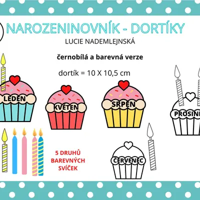 Narozeninovník - dortíky