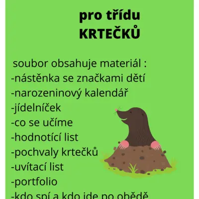 Třída krtečků