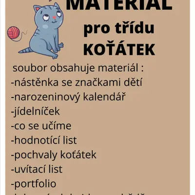 Třída koťátek