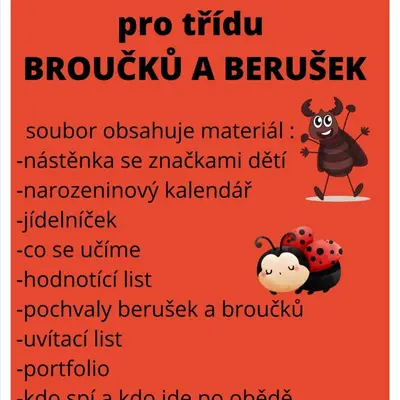 Třída berušek a broučků