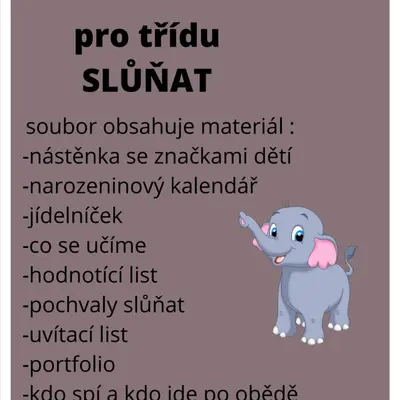 Třída slůňat