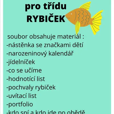 třída rybiček