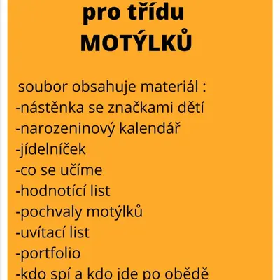 Třída motýlků