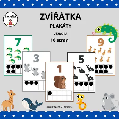 Zvířátka - plakáty 1 - 10