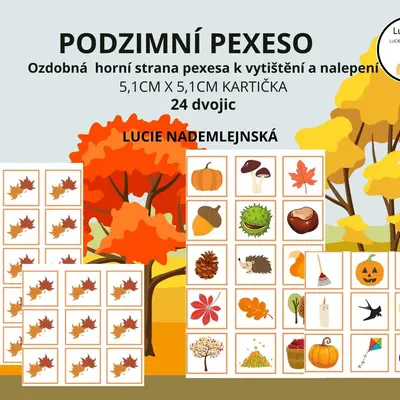 Podzimní pexeso