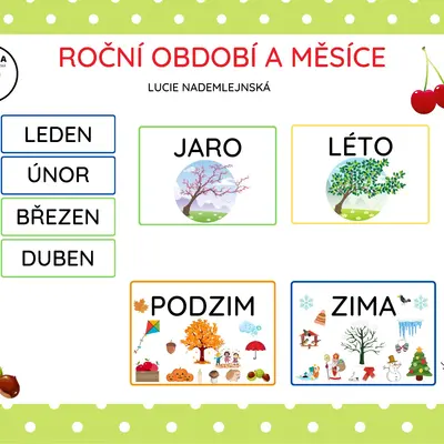 Roční období a měsíce