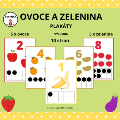 Ovoce a zelenina - plakáty 1 - 10 