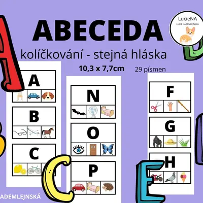 Abeceda- kolíčkování