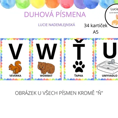 Duhová písmena
