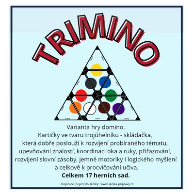 TRIMINO - 17 skládaček