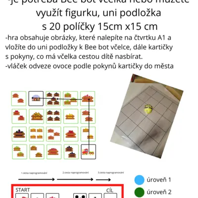 Hra VLÁČEK-na Bee bot včelku