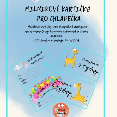 Milníkové kartičky KLUK