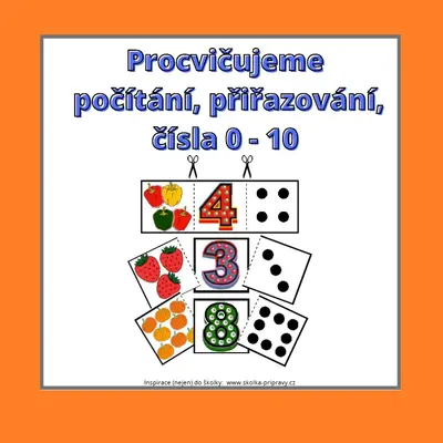 Počítání, přiřazování 0 - 10