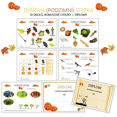 Dýňová podzimní stezka