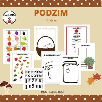 Podzim  - pracovní listy