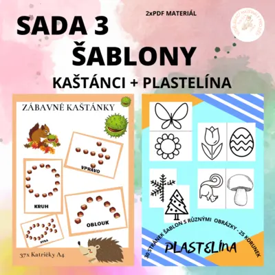 SADA 3 - ŠABLONY PRO DĚTI
