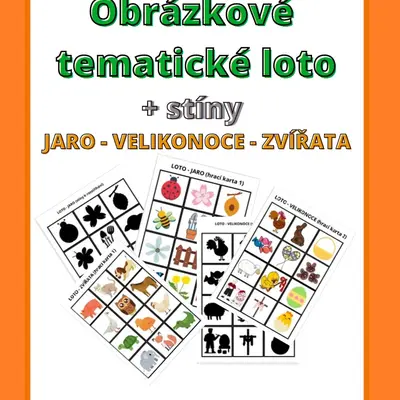 Obrázkové tematické LOTO - JARO