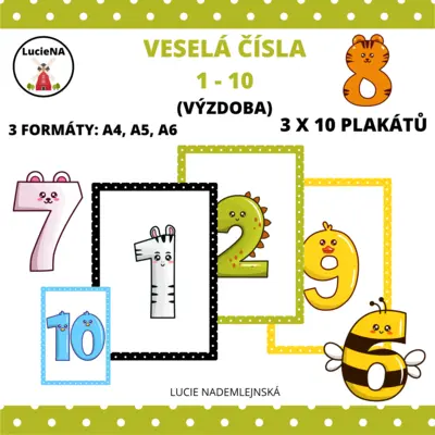 VESELÁ ČÍSLA (VÝZDOBA)