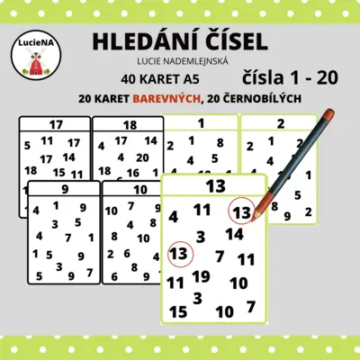 HLEDÁNÍ ČÍSEL